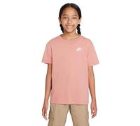 Nike FD0927-618 G NSW Tee Club SS Boy T-Shirt Girl's RED Stardust Größe XL