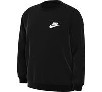 Nike FD2924-010 G NSW Club FLC OVRSZD Crew LBR Sweatshirt Girl's Black/White Größe L+