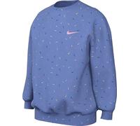 Nike FD2943-450 G NSW Club FLC OVRSZD CRW Logo Sweatshirt Girl's Polar/MED Soft PINK Größe XS