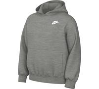 Nike FD3001-063 K NSW Club FLC HDY LBR Sweatshirt Unisex DK Grey Heather/White Größe M+