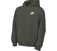 Nike FD3004-325 K NSW Club FLC HD FZ LS LBR Sweatshirt Unisex Cargo Khaki/White Größe XS