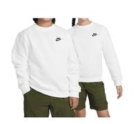 Nike FD3006-100 K NSW Club FLC Crew LS LBR Sweatshirt Unisex White/Black Größe L