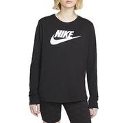 Nike Sportswear Essentials Longsleeve mit Logo für Damen - Schwarz S (EU 36-38)