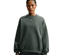 Nike fleece Damen Sweatshirts - Grün - Größe 36 - Baumwoll-Jersey