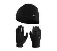 Nike Damen Fleece Hat and Glove Set schwarz