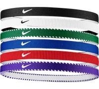 Nike Flex Classic Headbands 6 Stück elastische Haarbänder Sport Game Royal (6 Stück)