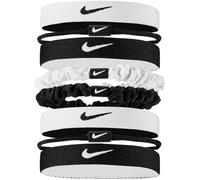 Nike - Haarband Flexibel(8er-Pack) (Einheitsgröße) (Schwarz/Weiß)