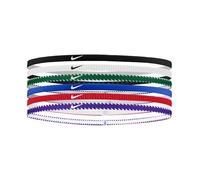 Nike Flex Classic Slim Headbands 6PK dünne elastische Haarbänder für Sport Royal (6 Stück)