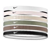 Nike Flex Classic Headbands 6 Stück elastische Haarbänder für Sport Army (6 Stück)