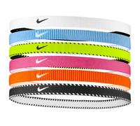 Nike Flex Classic Headbands 6 Stück elastische Haarbänder Sport Volt (6 Stück)