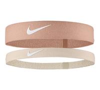 2er Pack NIKE Flex Headband Damen 620 - rosegold/sanddrift/white