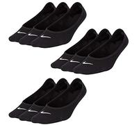 Nike Damen Everyday Lightweight Footie Socks (3 Pairs) M schwarz