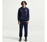 Nike Frankreich French Terry Herren Kapuzensweater, blau US: S