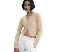 NIKE Frankreich Sportswear Chill Knit Rib Cardigan Damen 294 - pale vanilla/pale ivory S