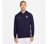 Nike Frankreich French Terry Herren Kapuzensweater, blau US: L