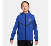 NIKE Frankreich Sportswear Tech Fleece Kapuzenjacke Jungen 480 - game royal/metallic copper XL (158-170 cm)