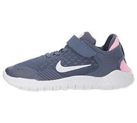 Nike Free Rn 2018 (PSV), Mädchen Sneakers, Mehrfarbig (Diffused Blue/White/Ashen Slate/Pink 001), 28 EU