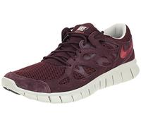 Nike Free Run 2 537732-600 Herren Low-Top Sneaker Rot (Deep Burgundy) 44