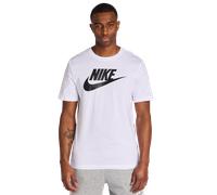 Nike Herren T-Shirt Sportswear Futura Icon Weiß/Schwarz XL AR5004-101