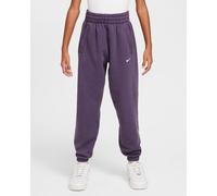 NIKE G NSW Club Flc Loose Pant Shne Kinder | DARK RAISIN/METALLIC SILVER | S
