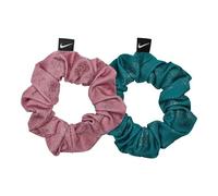 Nike Gathered Hair Ties 2.0 Haargummi 2er Set für Damen in der Farbe Desert Berry/Bright Spruce/White, Größe: ONE Size, N.100.2455.608.OS