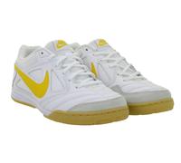 NIKE Gato Herren Low-Top-Sneaker Damen Retro Turnschuhe mit Echtleder Hallen-Schuhe HQ6019 101 Weiß/Gelb 38 1/2