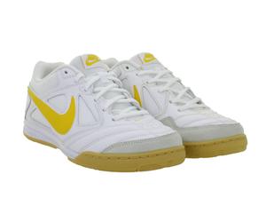 NIKE Gato Herren Low-Top-Sneaker Damen Retro Turnschuhe mit Echtleder Hallen-Schuhe HQ6019 101 Weiß/Gelb 39