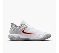 Nike Basketballschuhe Giannis Immortality 4 Herren Weiß/Schwarz/Volt/Wolf Grey Größe 42,5
