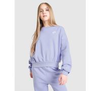 Nike Girls' Club Crop Crew Sweatshirt Junior, Lila - 12-13Y