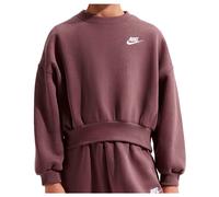 Nike - Girl's Club Fleece Boxy Crew-Neck Sweatshirt - Pullover, Gr. 146-158 L, bunt (Tattoo/Tattoo/White)