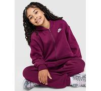 Nike Girls' Club Fleece Full Zip Hoodie Junior, Rot - 12-13Y