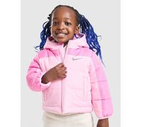 Nike Girls' Colour Block Baffle Jacket Infant, Rosa 3-6M