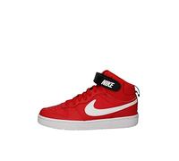 Nike Girls Court Borough MID 2 (GS) Basketball Shoe, University Red/White-Black, 38 EU