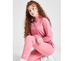 Nike Girls' Fitness Long Sleeve 1/2 Zip Top Junior, Rosa - 12-13Y