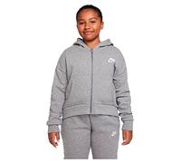 Nike Sweatshirt Mit Reißverschluss Sportswear Club Fleece S Carbon Heather / White (Herstellerartikelnummer: DC7118-091-S)