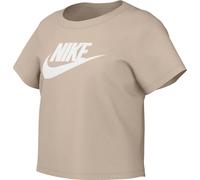 Nike Girl's G NSW Tee Crop Futura T-Shirt, SANDDRIFT, XS
