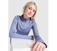 Nike Girls' Long Sleeve 1/2 Zip Top Junior, Blau - 10-12Y