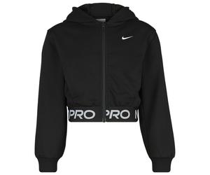 Nike - Girl's NP Dri-Fit Full Zip Fleece Hoody - Hoodie, Gr. 134-146 M, schwarz (Black/Black/Black/White)
