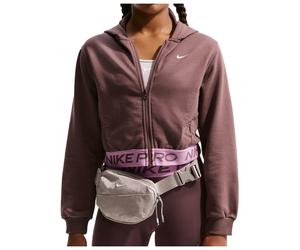 Nike - Girl's NP Dri-Fit Full Zip Fleece Hoody - Hoodie, Gr. 146-158 L, braun (Tattoo/Tattoo/LightMagenta/White)