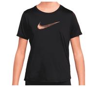 Nike - Girl's NP Dri-Fit One S/S Top Sport - Funktionsshirt, Gr. 122-128 XS, schwarz (Black/Black)