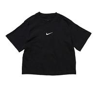 NIKE Girls Short Sleeve T-Shirt Sportswear, Black/White, DH5750-010, XS