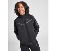Nike Girls' Tech Fleece Full Zip Hoodie Junior, Schwarz - 13-15Y
