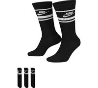Nike Golf Socken Everyday Essential Crew 3er-Pack, schwarz/weiss schwarz