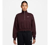 Nike Half Zip Hoodie Sportswear Phoenix Fleece Burgundy Crush/Sail S
