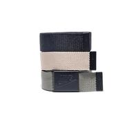 Nike Herren 3 Pack Golf Web Belt Gürtel, Schwarz/Olivgrün/Khaki, Futura, One-Size up to 42"