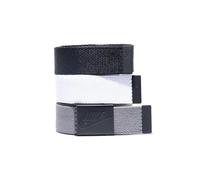 Nike Herren 3 Pack Golf Web Belt Gürtel, Schwarz/Weiß/Grau, Futura, One-Size up to 42"