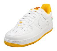 Nike Herren Air Force 1 '07 Basketballschuh, 42 EU (8 UK), Weiß, Universitätsgold, 43 EU