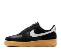 Nike Herren Air Force 1 '07 LV8 Sneaker, Black Summit White Gum Hellbraun, 46 EU