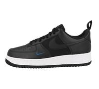 NIKE Herren Air Force 1 '07 Sneaker, Black Black Court Blue White, 40.5 EU