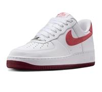 Nike Herren Air Force 1 '07 Sneaker, Weiß Adobe Team Red Dragon Rot, 44 EU
